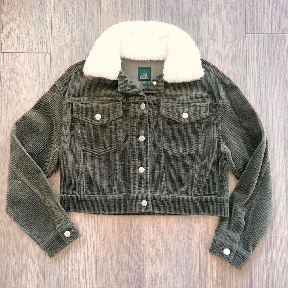 Wild Fable Green Corduroy Jacket